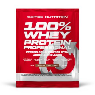 Scitec Nutrition 100% WP Professional white chocolate 30 g (bílá čokoláda)
