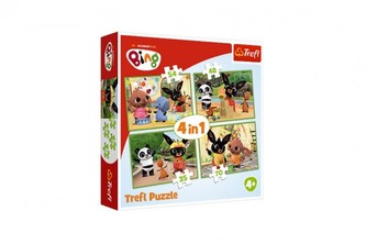 Puzzle Bing 4v1 (35,48,54,70 dílků)