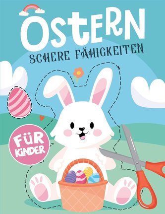 Ostern Schere Fähigkeiten für Kinder