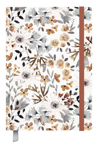 Terminkalender Campus Orange Flowers 18 Monate 2024/2025