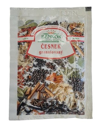 koření-"B"-ČESNEK GRANULOVANÝ-25g, sáček QQ