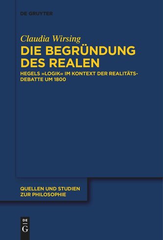 Die Begründung des Realen
