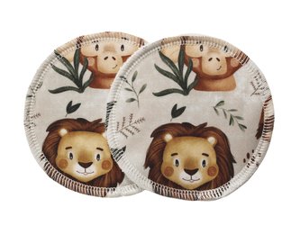 BIO Vložky do podprsenky - Zvířátka v džungli (PUL)