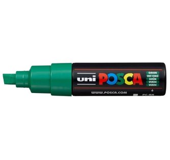 Akrylový popisovač "Posca PC-8K", zelená, 8 mm, UNI
