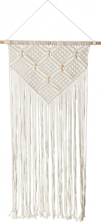 Macramé závěsná dekorace na stěnu 80x43 cm