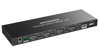 Switch 4K@60Hz HDMI2.0 KVM 4:1 s dálkovým ovladačem Switch 4K@60Hz HDMI2.0 KVM 4:1 s dálkovým ovladačem