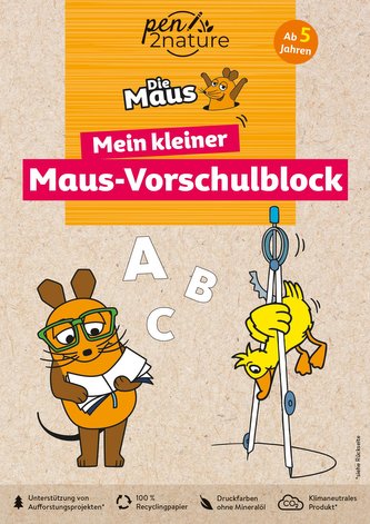 Mein kleiner Maus-Vorschulblock. Vorschulübungen für Kinder ab 5 Jahren