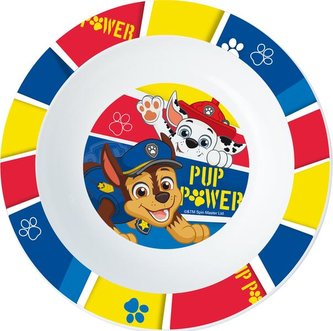 MISKA PLASTOVÁ PAW PATROL, PRŮMĚR 16 CM, MODRÁ