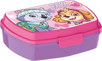 SVAČINOVÝ BOX PAW PATROL 17,5X14,5X6,5CM,PLAST,RŮŽ
