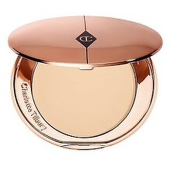 Charlotte Tilbury Mini kompaktní pudr Airbrush Flawless (Finish Powder) 0,8 g Odstín 2 Medium woman