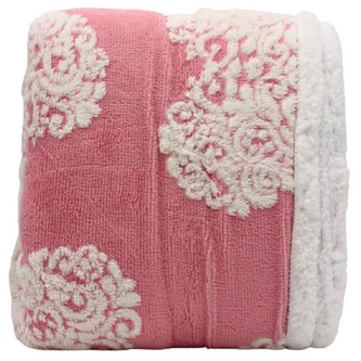 HOME ELEMENTS Beránková deka s jacquard vzorem 150 x 200 cm, 480 GSM