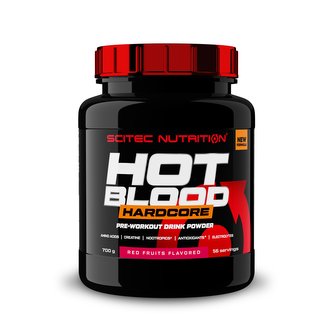 Scitec Nutrition Hot Blood Hardcore 700 g red fruits (červené ovoce)