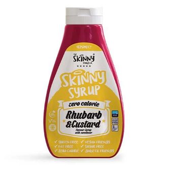 Skinny Syrup rhubarb custard 425 ml (rebarborový pudink)
