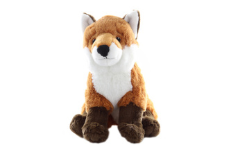 Plyš Liška 25cm  sedící - ECO-FRIENDLY