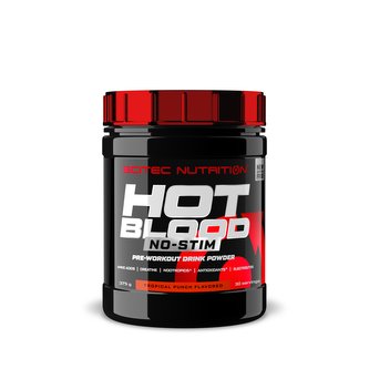 Scitec Nutrition Hot Blood No-Stim 375 g tropical punch (tropický punč)