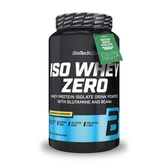 BioTech Iso Whey Zero 908 g banana (banán)