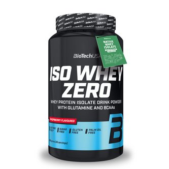 BioTech Iso Whey Zero 908 g raspberry (malina)