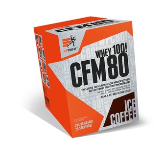 Extrifit CFM Instant Whey 80 20 x 30 g ice coffee (ledová káva)