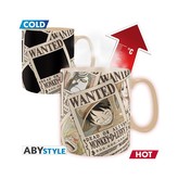 One Piece Wanted - Měnící keramický hrnek 460 ml