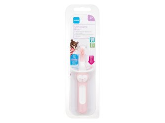 MAM Baby´s Brush Zubní kartáček Massaging Brush 1 ks 3m+ Pink pro děti