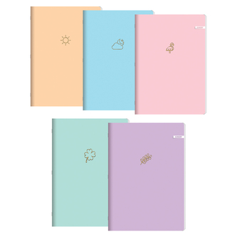 Zošit A5, linajkový 544, 40 listový, Soft Touch