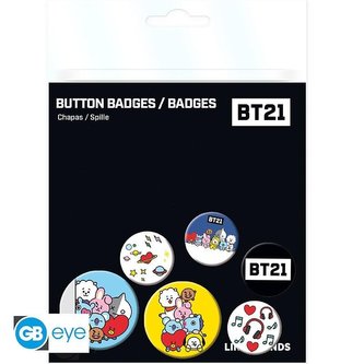 BT21 - set odznaků