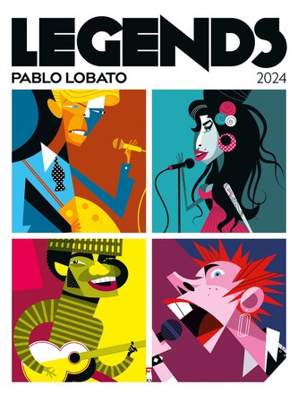 Legends - Pablo Lobato Musiklegenden Kalender 2024