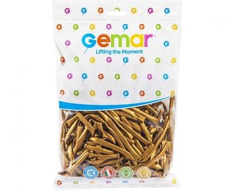 Modelovací balonky profesionální - 100 ks - zlaté metalické