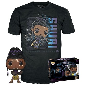 Funko POP! & Tee Box: Black Panther Legacy - Shuri (GITD) XL