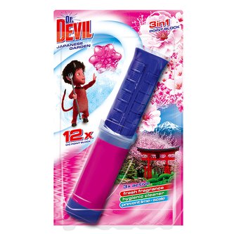 Dr. DEVIL WC point block 3in1 Japanese garden 12 dávek 75ml Dr. DEVIL WC point block 3in1 Japanese garden 12 dávek 75ml