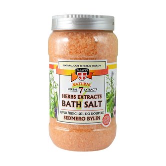 Sedmero bylin sůl do koupele 1200g