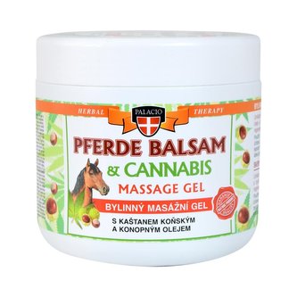Konopný+ Pferde balsam masážní gel 600ml