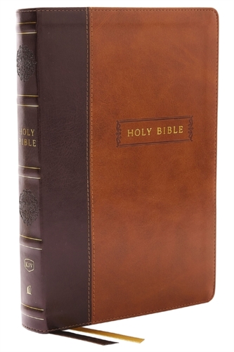 KJV Holy Bible, Center-Column Reference Bible, Leathersoft, Brown, 73,000+ Cross References, Red Letter, Comfort Print: KJV Holy Bible, Center-Column Reference Bible, Leathersoft, Brown, 73,000+ Cross References, Red Letter, Comfort Print: