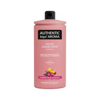 AUTHENTIC tekuté mýdlo cranberries & nectarine, náhradní náplň 600ml