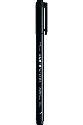 Tombow Fineliner MONO drawing pen - hrot 01 černá