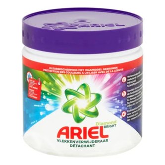Ariel Diamond Bright odstraňovač skvrn na barevné prádlo 500g