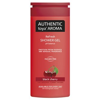 Authentic Toya Aroma sprchový gel Black Cherry 400ml