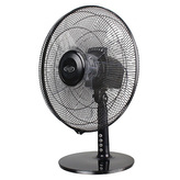 Ventilátor ARGO, 398200035, TABLO EVO BLACK, stolní, 3 rychlosti, 3 režimy, 5 čepelí, dálkové ovládání, 55 W
