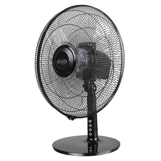 Ventilátor ARGO, 398200035, TABLO EVO BLACK, stolní, 3 rychlosti, 3 režimy, 5 čepelí, dálkové ovládání, 55 W