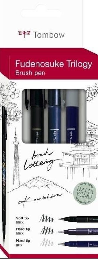 Tombow Fudenosuke - Trilogy sada 3ks