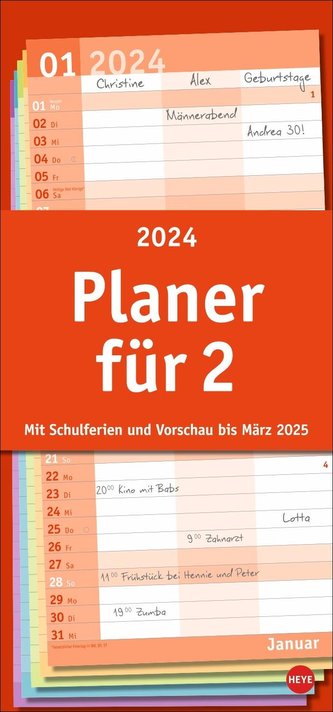 Basic Planer für zwei 2024