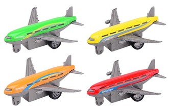 Sada kovových letadel natahovacích 4 ks