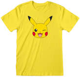 Pánské tričko Pokémon: Pikachu Face (M) žlutá bavlna