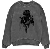 Pánská mikina Star Wars|Hvězdné války: Dripping Darth Vader (L) šedá bavlna polyester