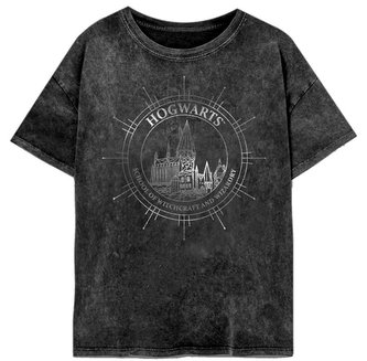 Dámské tričko Harry Potter: Bradavické souhvězdí (S) černá bavlna