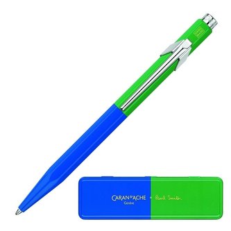Kuličkové pero "849 Paul Smith", cobalt / emerald, CARAN D'ACHE NM0849.338