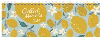 Tischquerkalender Collect Moments 2024