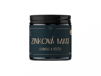 Zinková mast s levandulí a měsíčkem 100 ml Zinková mast s levandulí a měsíčkem 100 ml