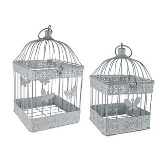 Dekorační klec, 2 ks K3376