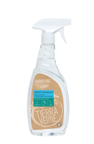 Tierra Verde Čistič koupelny s BIO mátou 750 ml (sprej) - s biologicky odbouratelnými tenzidy
